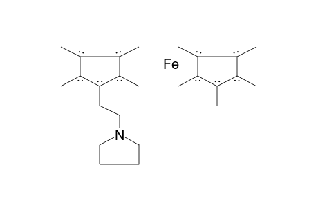 Iron, (.eta.-5-pentamethylcyclopentadienyl)[.eta.-5-[1,2,3,4-tetramethyl-5-(2-(pyrrolidin-1-yl)ethyl]cyclopentadienyl]-