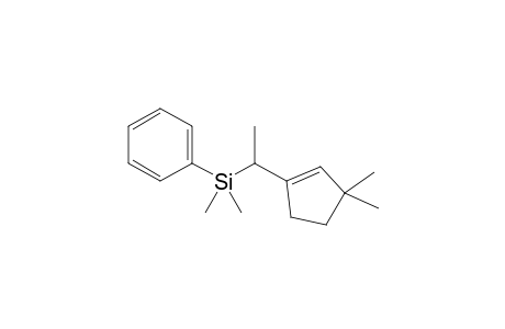 1-(3,3-dimethyl-1-cyclopentenyl)ethyl-dimethyl-phenylsilane