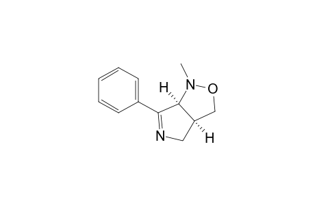 1H-Pyrrolo[3,4-c]isoxazole, 3,3a,4,6a-tetrahydro-1-methyl-6-phenyl-, cis-