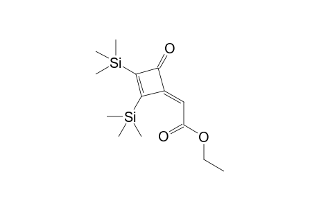 (Z)-2,3-Bis(trimethylsilyl)-4-(carbethoxymethylene)cyclobuten-1-one