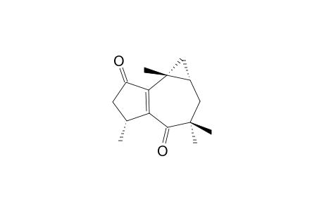 2-BETA,4-BETA,9-ALPHA-2,6,6,9-TETRAMETHYLTRICYCLO-[6.3.0.0(2,4)]-UNDEC-1(8)-EN-7,11-DIONE