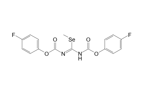 Methyl N,N'-bis(4-fluorophenoxycarbonyl)imidoselenocarbamate