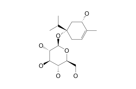 (4S,6S)-PARA-MENTH-1-ENE-4,6-DIOL-4-O-BETA-D-GLUCOPYRANOSIDE