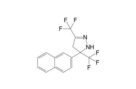 5-(Naphthalen-2-yl)-3,5-bis(trifluoromethyl)-4,5-dihydro-1H-pyrazole
