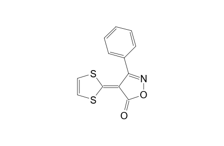 4-(1,3-Dithiol-2-ylidene)-3-phenyl-5-isoxazolone