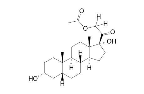 3α,17,21-trihydroxy-5β-pregnan-20-one, 21-acetate
