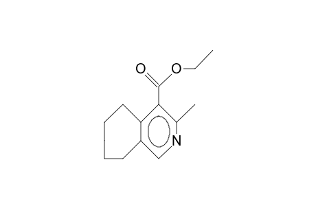 2-Methyl-4,5-pentamethylene-pyridine-3-carboxylic acid, ethyl ester