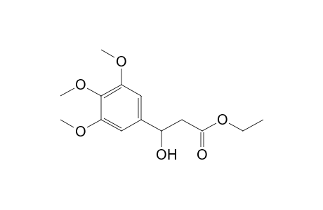 Ethyl 3-hydroxy-3-(3,4,5-trimethoxyphenyl)propanoate