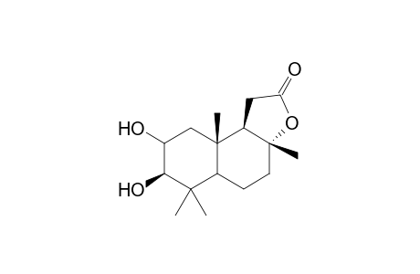 (3aR,7R,9aS,9bR)-7,8-Dihydroxy-3a,6,6,9a-tetramethyl-decahydro-naphtho[2,1-b]furan-2-one