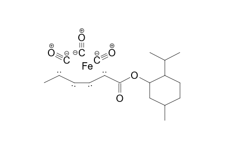 Iron, tricarbonyl[(2,3,4,5-.eta.)-5-methyl-2-(1-methylethyl)cyclohexyl 2,4-hexadienoate]-