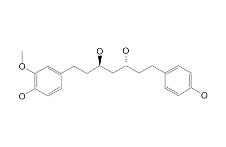 (3R,5R)-3,5-DIHYDROXY-1-(4-HYDROXY-3-METHOXYPHENYL)-7-(4-HYDROXYPHENYL)-HEPTANE