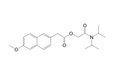 2-(diisopropylamino)-2-oxoethyl 2-(6-methoxynaphthalen-2-yl)acetate