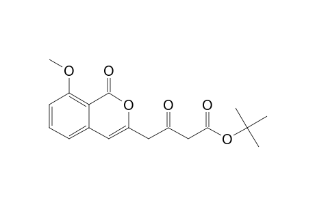 TERT.-BUTYL-4-(8-METHOXY-1-OXO-1H-ISOCHROMEN-3-YL)-3-OXO-BUTANOATE