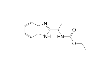 Ethyl 1-(1H-benzimidazol-2-yl)ethylcarbamate