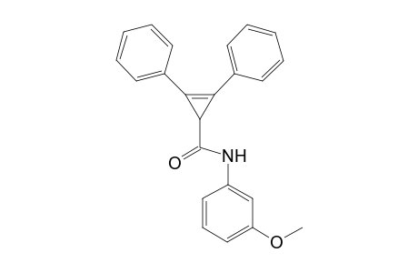 Cyclopropene-3-carboxamide, 1,2-diphenyl-N-(3-methoxyphenyl)-