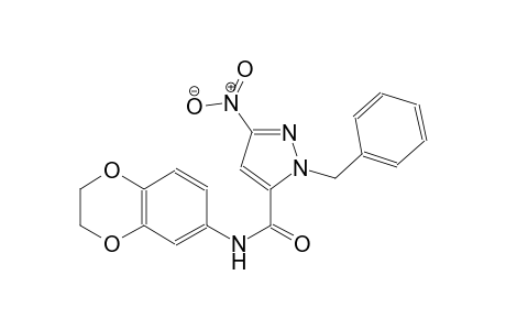 1-benzyl-N-(2,3-dihydro-1,4-benzodioxin-6-yl)-3-nitro-1H-pyrazole-5-carboxamide