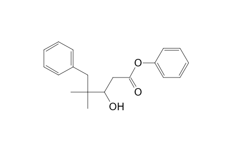 Phenyl 3-hydroxy-4,4-dimethyl-5-phenylpentanoate