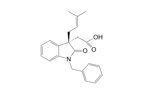 (S)-3-[1-Benzyl-3-(3-methylbut-2-enyl)-2-oxindolyl)]acetic acid