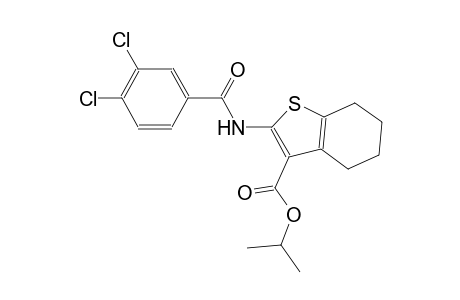 isopropyl 2-[(3,4-dichlorobenzoyl)amino]-4,5,6,7-tetrahydro-1-benzothiophene-3-carboxylate