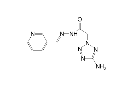 2-(5-amino-2H-tetraazol-2-yl)-N'-[(E)-3-pyridinylmethylidene]acetohydrazide