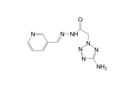 2-(5-amino-2H-tetraazol-2-yl)-N'-[(E)-3-pyridinylmethylidene]acetohydrazide