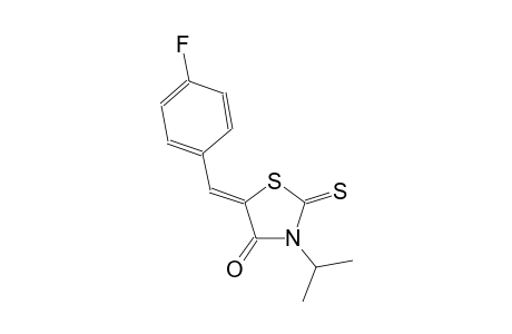 (5Z)-5-(4-fluorobenzylidene)-3-isopropyl-2-thioxo-1,3-thiazolidin-4-one