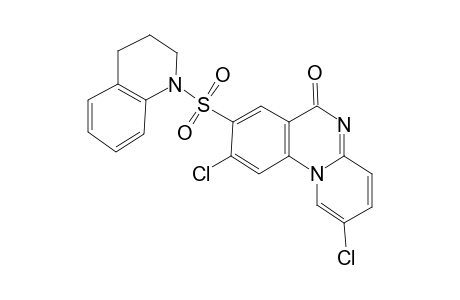 4,13-dichloro-5-(1,2,3,4-tetrahydroquinoline-1-sulfonyl)-1,9-diazatricyclo[8.4.0.0(2,7)]tetradeca-2(7),3,5,9,11,13-hexaen-8-one