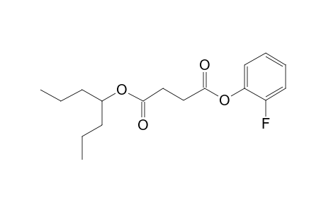 Succinic acid, 2-fluorophenyl 4-heptyl ester