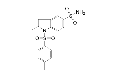 1H-Indole-5-sulfonic acid amide, 2-methyl-1-(toluene-4-sulfonyl)-2,3-dihydro-