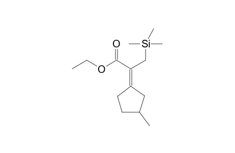Ethyl 2-(3-methylcyclopentylidene)-3-(trimethylsilyl)propanoate