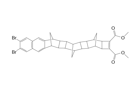 9,10-Dibromo-23,24-dicarbomethoxyundecacyclo[16.10.1,1(4,15).1(21,26).0(2,17).0(3,16).0(5,14).0(7,12).0(20,27).0(19,28).0(22,25)]octacosa-5,7,9,11,13,23-hexene