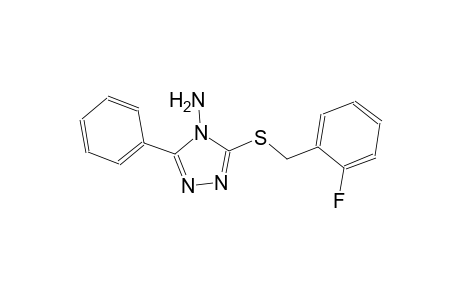 3-[(2-Fluorobenzyl)sulfanyl]-5-phenyl-4H-1,2,4-triazol-4-ylamine