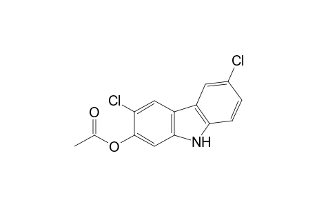 (3,6-dichloro-9H-carbazol-2-yl) acetate
