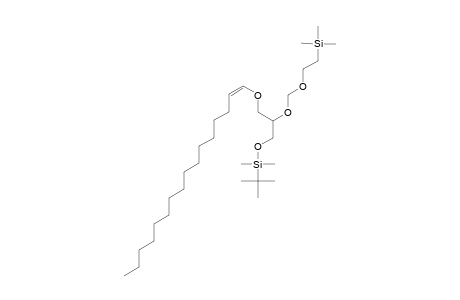 3-TERT.-BUTYLDIMETHYLSILYL-1-O-1'-(Z)-HEXADECENYL-2-(2-TRIMETHYLSILANYLETHOXYMETHYL)-RAC-GLYCEROL