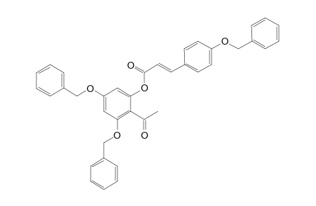 4',6'-bis(Benzyloxy)-2'-[(4"-benzyloxycinnamoyl)oxy[]-acetophenone