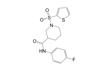 N-(4-fluorophenyl)-1-(2-thienylsulfonyl)-3-piperidinecarboxamide
