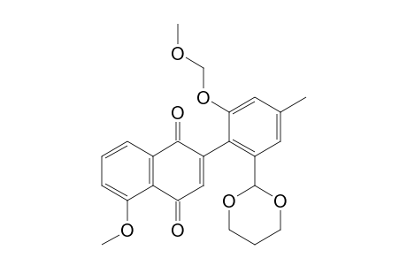 2-[2-(1,3-Dioxan-2-yl)-6-(methoxymethoxy)-4-methyl-phenyl]-5-methoxy-1,4-naphthoquinone