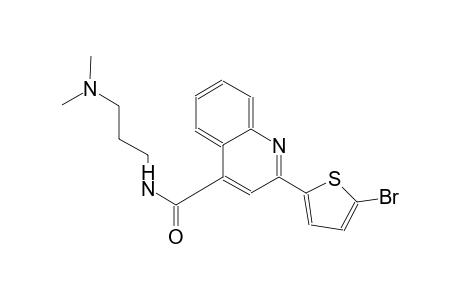 2-(5-bromo-2-thienyl)-N-[3-(dimethylamino)propyl]-4-quinolinecarboxamide