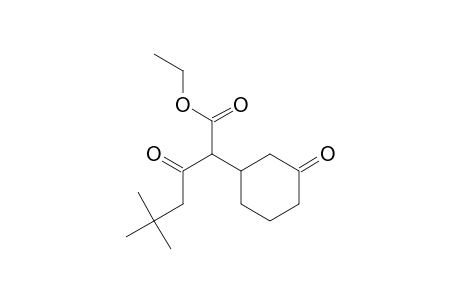 Ethyl ester of .alpha.-(3,3-dimethyl-1-oxobutyl)-3-oxocyclohexaneacetic acid