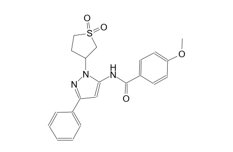 benzamide, 4-methoxy-N-[3-phenyl-1-(tetrahydro-1,1-dioxido-3-thienyl)-1H-pyrazol-5-yl]-