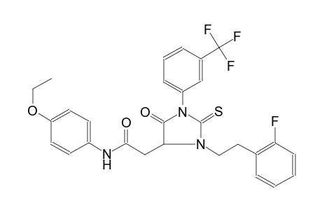 4-imidazolidineacetamide, N-(4-ethoxyphenyl)-3-[2-(2-fluorophenyl)ethyl]-5-oxo-2-thioxo-1-[3-(trifluoromethyl)phenyl]-