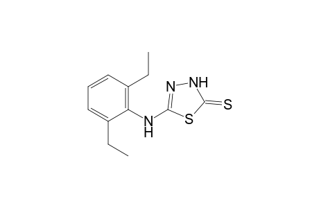 2-(2,6-diethylanilino)-delta square-1,3,4-thiadiazoline-5-thione