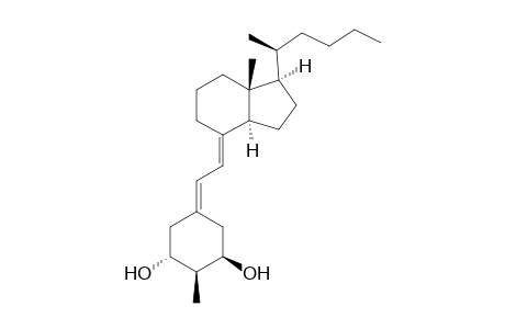 2.beta.-Methyl-19,26,27-trinor-(20S)-1.alpha.-hydroxyvitamin D3