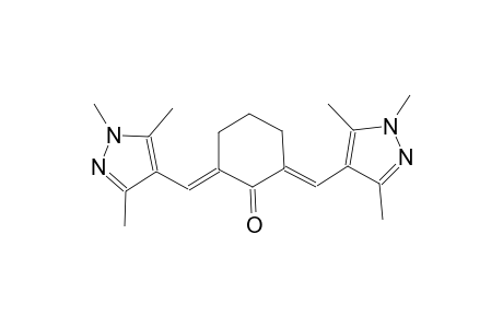 (2E,6E)-2,6-bis[(1,3,5-trimethyl-1H-pyrazol-4-yl)methylene]cyclohexanone