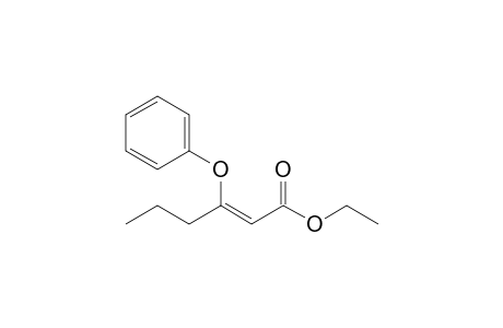 (Z)-ethyl 3-phenoxyhex-2-enoate