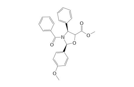 METHYL-(2S,4S,5R)-3-BENZOYL-2-(PARA-METHOXYPHENYL)-4-PHENYL-1,3-OXAZOLIDINE-5-CARBOXYLATE