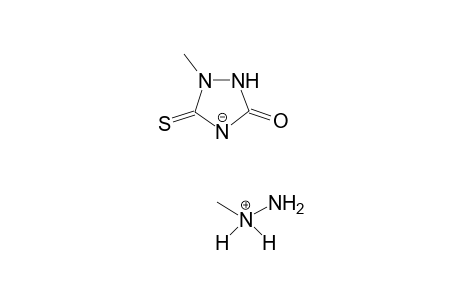 1-methyl-5-thioxo-1,2,4-triazolidin-3-one methylhydrazinium salt