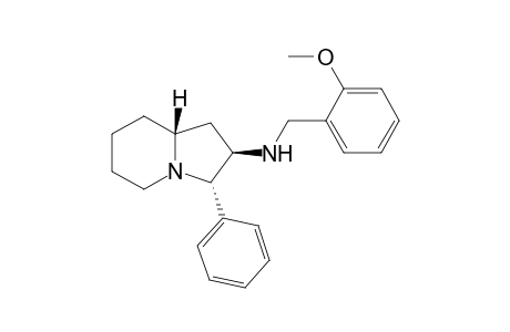 (2R,3S,8aR)-N-[(2-methoxyphenyl)methyl]-3-phenyl-1,2,3,5,6,7,8,8a-octahydroindolizin-2-amine