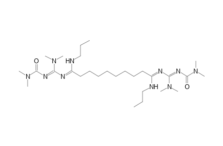 1,8-Bis[3,5-bis(dimethylamino)-1-propylamino-6-oxa-2,4-diaza-1,3,5-hexatrienyl]octane