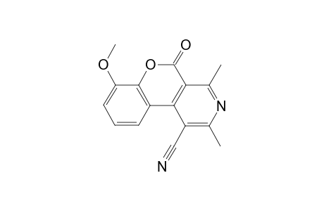 7-Methoxy-2,4-dimethyl-5-oxo-5H-chromeno[3,4-c]pyridine-1-carbonitrile